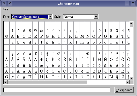 Qt 4 8 Character Map Example